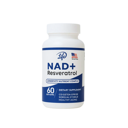 NAD+ Resveratrol | Suplemento Antienvejecimiento ⚡ Energía, Longevidad y Protección Celular